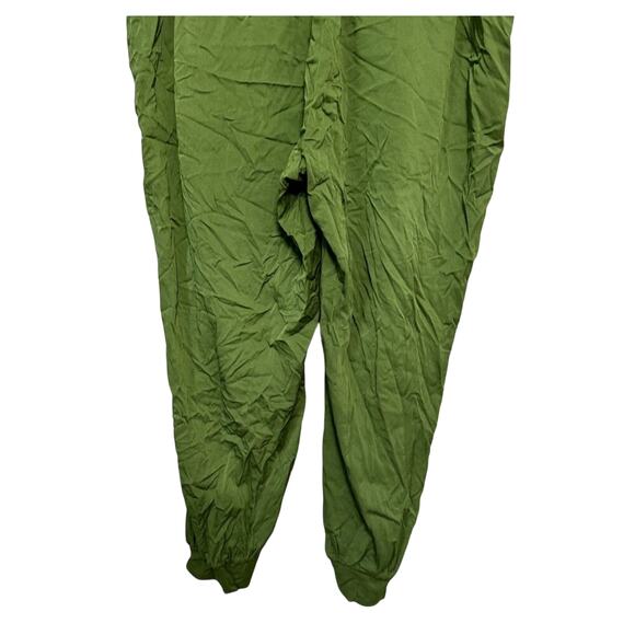 11 Honore Woven Joggers Drapey Fit Elastic Waistband Back Pocket Green W 4X NWOT - Picture 7 of 9